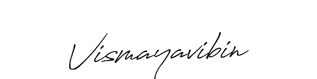 Also You can easily find your signature by using the search form. We will create Vismayavibin name handwritten signature images for you free of cost using Antro_Vectra_Bolder sign style. Vismayavibin signature style 7 images and pictures png