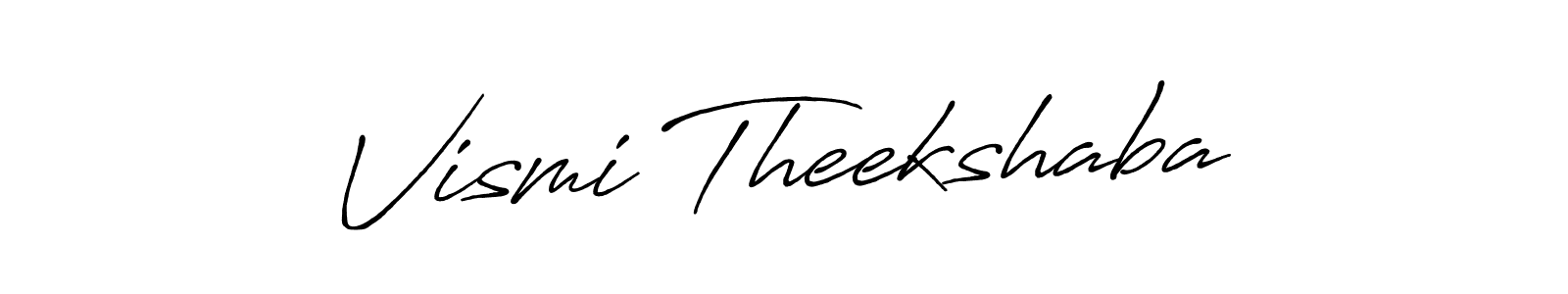Antro_Vectra_Bolder is a professional signature style that is perfect for those who want to add a touch of class to their signature. It is also a great choice for those who want to make their signature more unique. Get Vismi Theekshaba name to fancy signature for free. Vismi Theekshaba signature style 7 images and pictures png