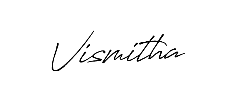 Make a beautiful signature design for name Vismitha. Use this online signature maker to create a handwritten signature for free. Vismitha signature style 7 images and pictures png