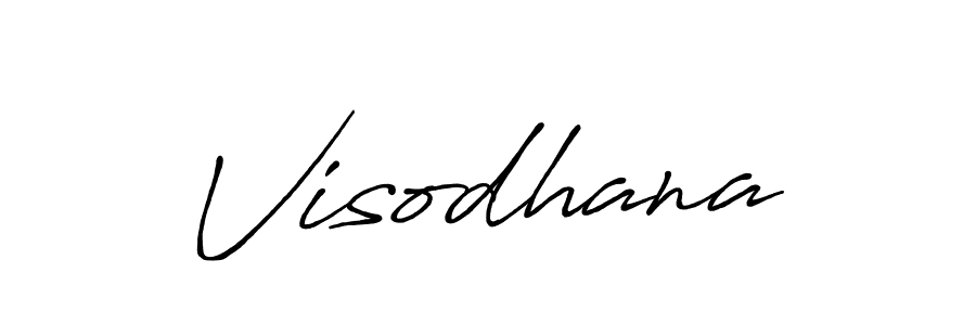 Also we have Visodhana name is the best signature style. Create professional handwritten signature collection using Antro_Vectra_Bolder autograph style. Visodhana signature style 7 images and pictures png