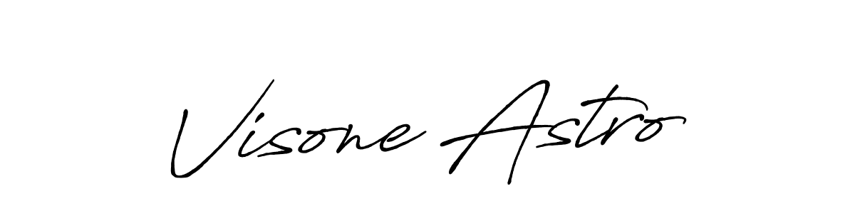 Design your own signature with our free online signature maker. With this signature software, you can create a handwritten (Antro_Vectra_Bolder) signature for name Visone Astro. Visone Astro signature style 7 images and pictures png