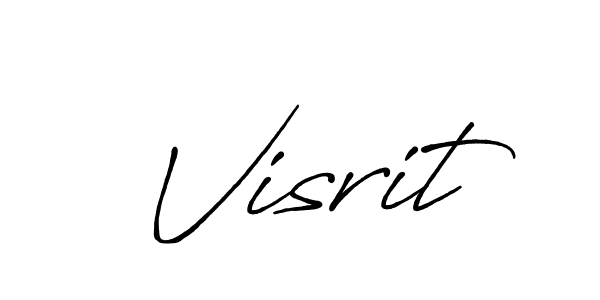 Best and Professional Signature Style for Visrit. Antro_Vectra_Bolder Best Signature Style Collection. Visrit signature style 7 images and pictures png