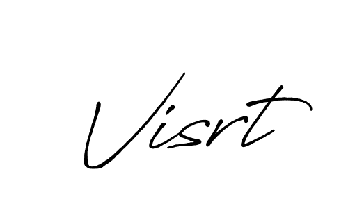 Also we have Visrt name is the best signature style. Create professional handwritten signature collection using Antro_Vectra_Bolder autograph style. Visrt signature style 7 images and pictures png