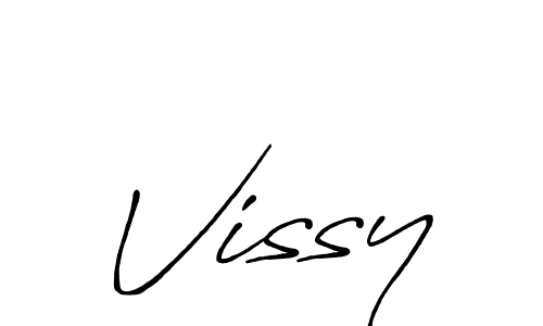 Also You can easily find your signature by using the search form. We will create Vissy name handwritten signature images for you free of cost using Antro_Vectra_Bolder sign style. Vissy signature style 7 images and pictures png