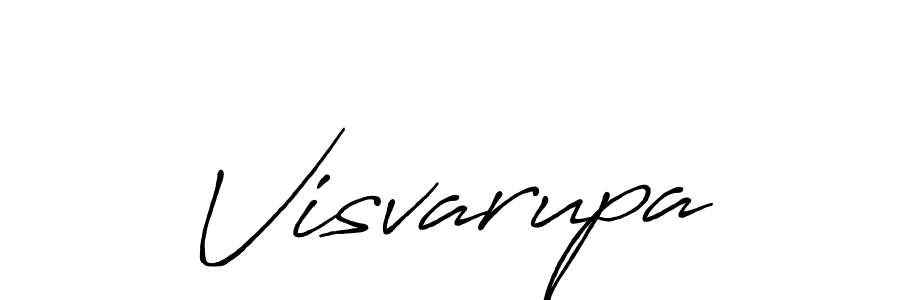 Design your own signature with our free online signature maker. With this signature software, you can create a handwritten (Antro_Vectra_Bolder) signature for name Visvarupa. Visvarupa signature style 7 images and pictures png