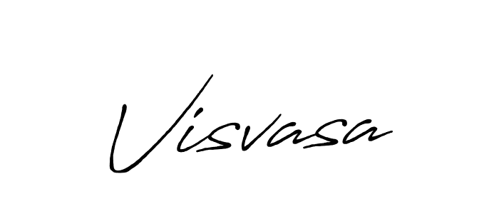 How to make Visvasa signature? Antro_Vectra_Bolder is a professional autograph style. Create handwritten signature for Visvasa name. Visvasa signature style 7 images and pictures png