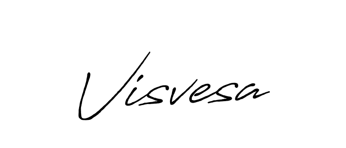 Also You can easily find your signature by using the search form. We will create Visvesa name handwritten signature images for you free of cost using Antro_Vectra_Bolder sign style. Visvesa signature style 7 images and pictures png