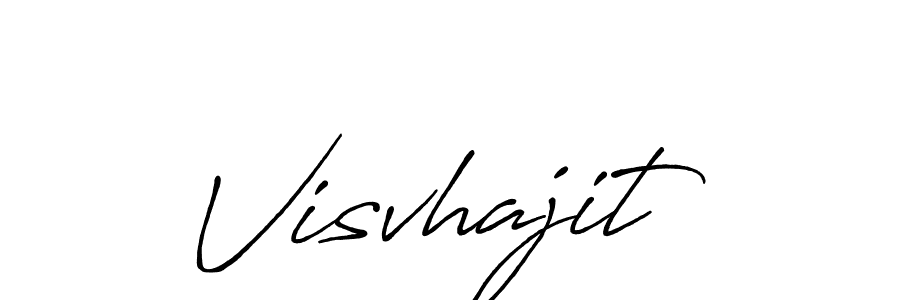 Design your own signature with our free online signature maker. With this signature software, you can create a handwritten (Antro_Vectra_Bolder) signature for name Visvhajit. Visvhajit signature style 7 images and pictures png