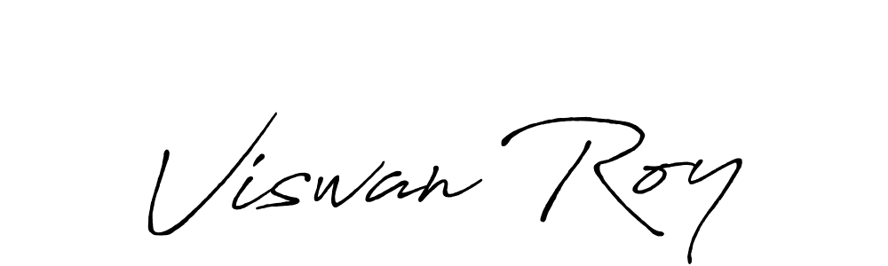 Also we have Viswan Roy name is the best signature style. Create professional handwritten signature collection using Antro_Vectra_Bolder autograph style. Viswan Roy signature style 7 images and pictures png