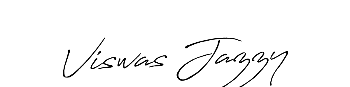 How to Draw Viswas Jazzy signature style? Antro_Vectra_Bolder is a latest design signature styles for name Viswas Jazzy. Viswas Jazzy signature style 7 images and pictures png