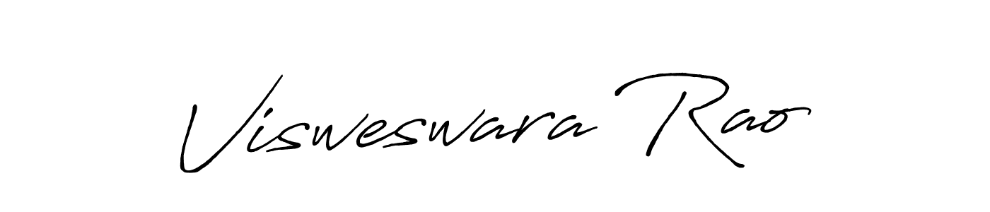 How to make Visweswara Rao signature? Antro_Vectra_Bolder is a professional autograph style. Create handwritten signature for Visweswara Rao name. Visweswara Rao signature style 7 images and pictures png