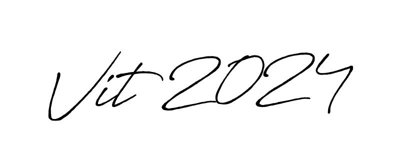 Similarly Antro_Vectra_Bolder is the best handwritten signature design. Signature creator online .You can use it as an online autograph creator for name Vit 2024. Vit 2024 signature style 7 images and pictures png