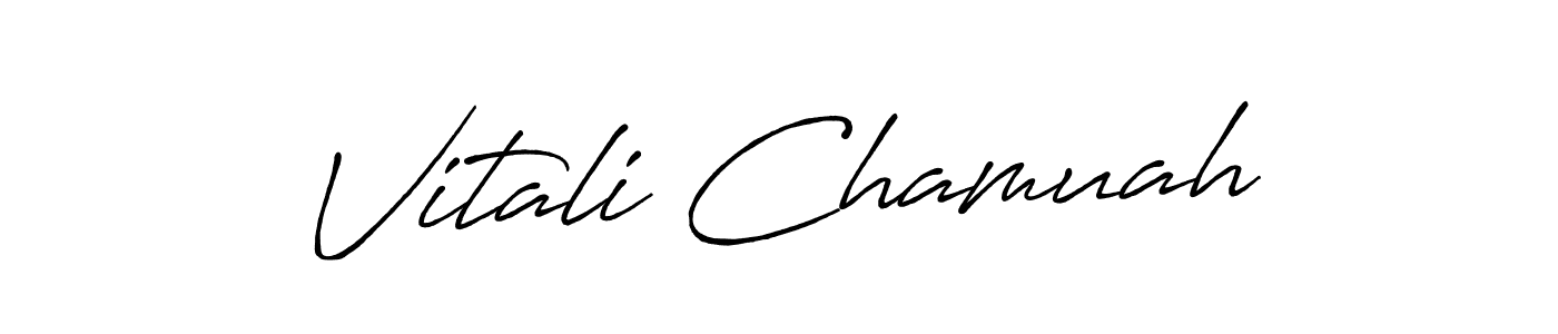 Make a beautiful signature design for name Vitali Chamuah. Use this online signature maker to create a handwritten signature for free. Vitali Chamuah signature style 7 images and pictures png
