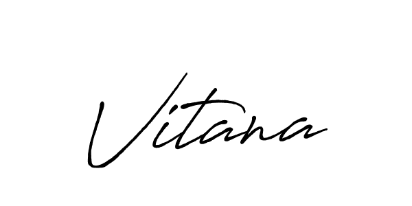 Similarly Antro_Vectra_Bolder is the best handwritten signature design. Signature creator online .You can use it as an online autograph creator for name Vitana. Vitana signature style 7 images and pictures png