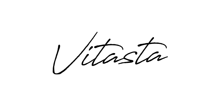 Make a beautiful signature design for name Vitasta. With this signature (Antro_Vectra_Bolder) style, you can create a handwritten signature for free. Vitasta signature style 7 images and pictures png