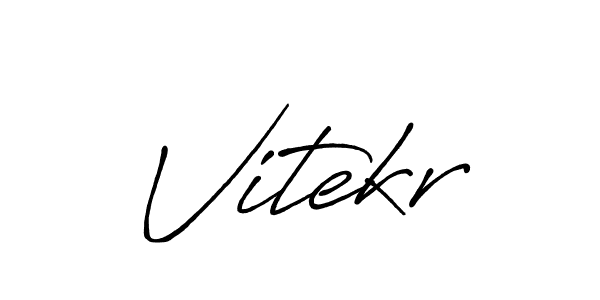 Use a signature maker to create a handwritten signature online. With this signature software, you can design (Antro_Vectra_Bolder) your own signature for name Vitekr. Vitekr signature style 7 images and pictures png