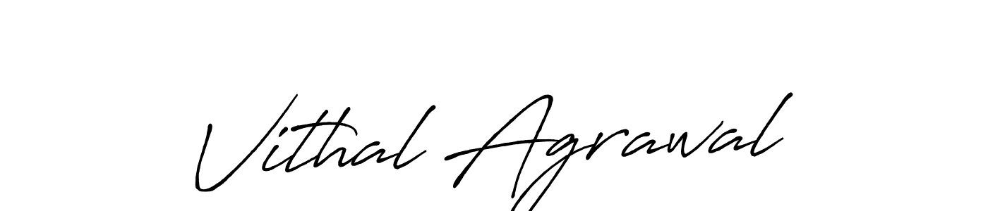 How to make Vithal Agrawal signature? Antro_Vectra_Bolder is a professional autograph style. Create handwritten signature for Vithal Agrawal name. Vithal Agrawal signature style 7 images and pictures png