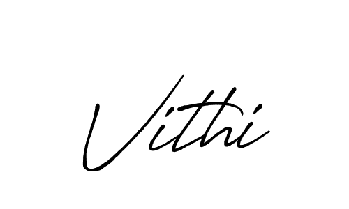 Make a beautiful signature design for name Vithi. With this signature (Antro_Vectra_Bolder) style, you can create a handwritten signature for free. Vithi signature style 7 images and pictures png