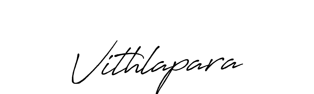 Use a signature maker to create a handwritten signature online. With this signature software, you can design (Antro_Vectra_Bolder) your own signature for name Vithlapara. Vithlapara signature style 7 images and pictures png
