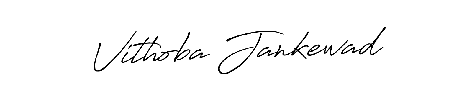 Similarly Antro_Vectra_Bolder is the best handwritten signature design. Signature creator online .You can use it as an online autograph creator for name Vithoba Jankewad. Vithoba Jankewad signature style 7 images and pictures png