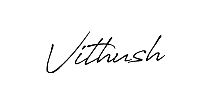 How to make Vithush name signature. Use Antro_Vectra_Bolder style for creating short signs online. This is the latest handwritten sign. Vithush signature style 7 images and pictures png
