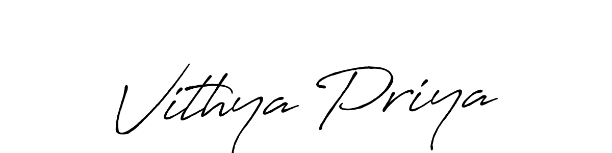 Make a beautiful signature design for name Vithya Priya. Use this online signature maker to create a handwritten signature for free. Vithya Priya signature style 7 images and pictures png