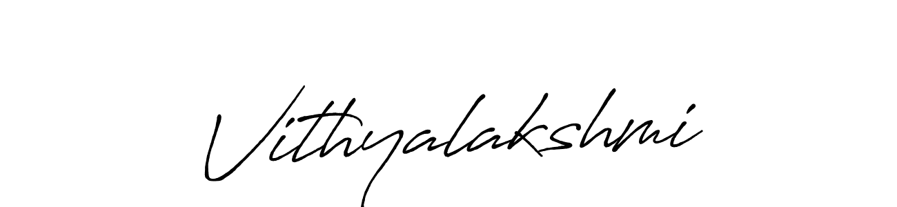 How to make Vithyalakshmi name signature. Use Antro_Vectra_Bolder style for creating short signs online. This is the latest handwritten sign. Vithyalakshmi signature style 7 images and pictures png
