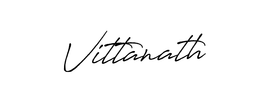 How to make Vittanath name signature. Use Antro_Vectra_Bolder style for creating short signs online. This is the latest handwritten sign. Vittanath signature style 7 images and pictures png