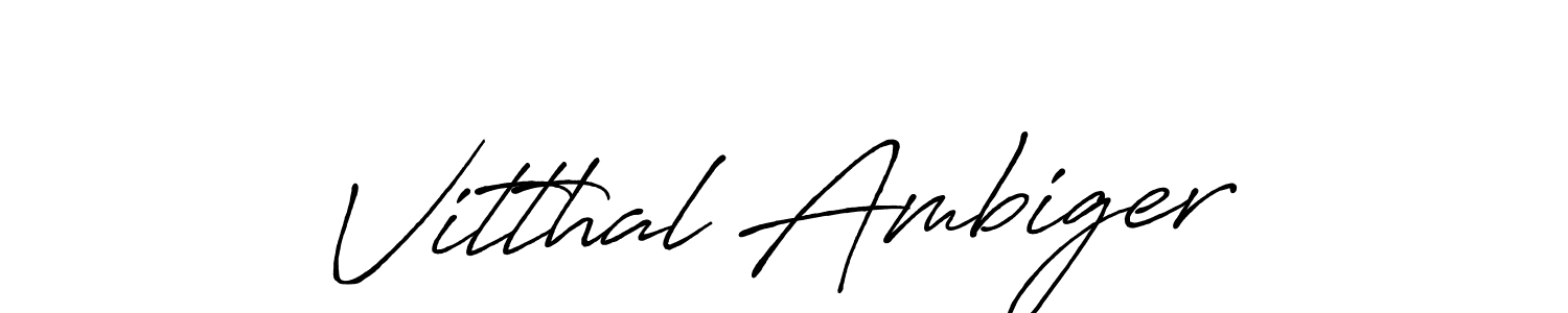 if you are searching for the best signature style for your name Vitthal Ambiger. so please give up your signature search. here we have designed multiple signature styles  using Antro_Vectra_Bolder. Vitthal Ambiger signature style 7 images and pictures png