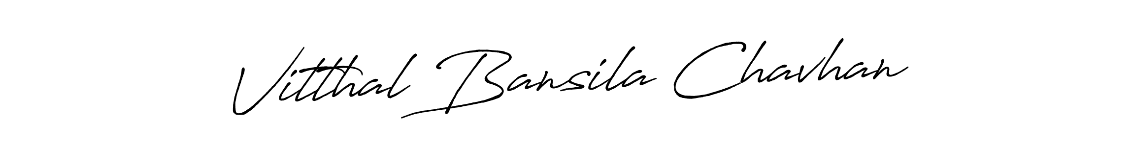 Also You can easily find your signature by using the search form. We will create Vitthal Bansila Chavhan name handwritten signature images for you free of cost using Antro_Vectra_Bolder sign style. Vitthal Bansila Chavhan signature style 7 images and pictures png