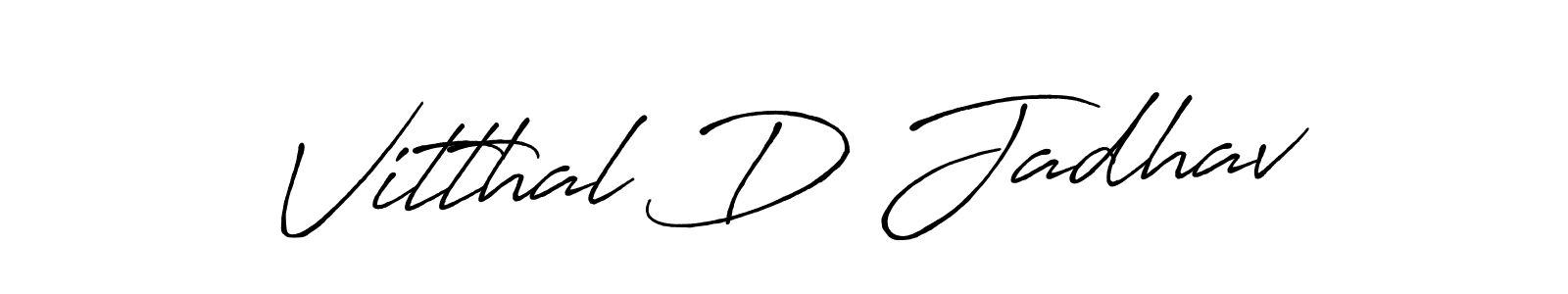 if you are searching for the best signature style for your name Vitthal D Jadhav. so please give up your signature search. here we have designed multiple signature styles  using Antro_Vectra_Bolder. Vitthal D Jadhav signature style 7 images and pictures png