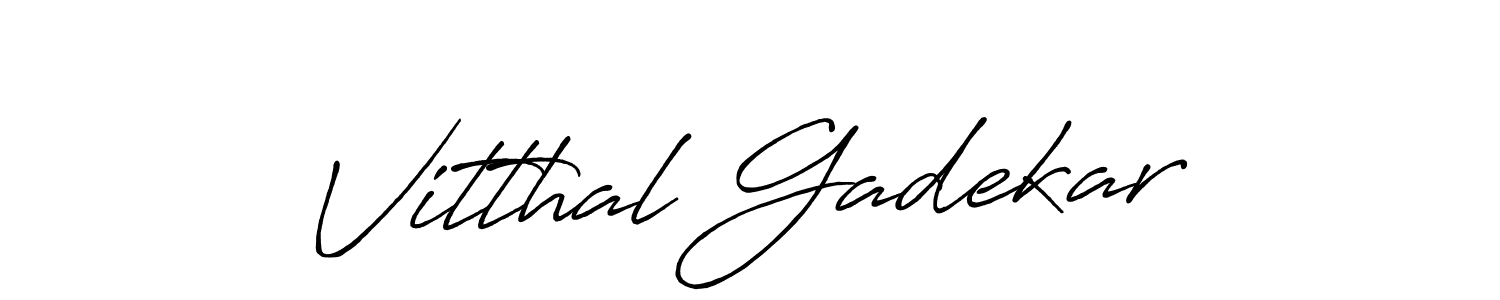 Similarly Antro_Vectra_Bolder is the best handwritten signature design. Signature creator online .You can use it as an online autograph creator for name Vitthal Gadekar. Vitthal Gadekar signature style 7 images and pictures png