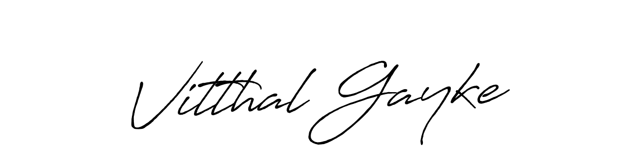 This is the best signature style for the Vitthal Gayke name. Also you like these signature font (Antro_Vectra_Bolder). Mix name signature. Vitthal Gayke signature style 7 images and pictures png