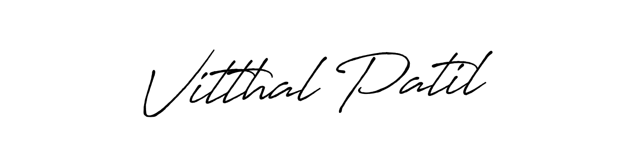 if you are searching for the best signature style for your name Vitthal Patil. so please give up your signature search. here we have designed multiple signature styles  using Antro_Vectra_Bolder. Vitthal Patil signature style 7 images and pictures png