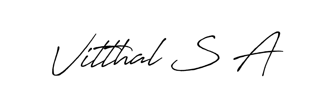 How to Draw Vitthal S A signature style? Antro_Vectra_Bolder is a latest design signature styles for name Vitthal S A. Vitthal S A signature style 7 images and pictures png