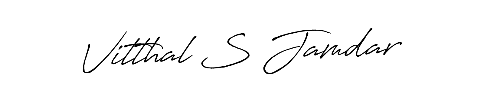 Similarly Antro_Vectra_Bolder is the best handwritten signature design. Signature creator online .You can use it as an online autograph creator for name Vitthal S Jamdar. Vitthal S Jamdar signature style 7 images and pictures png