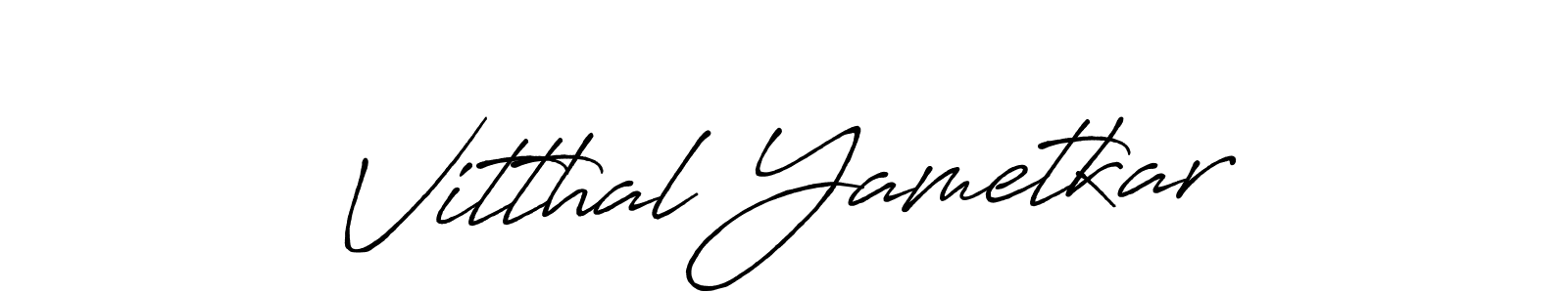 Similarly Antro_Vectra_Bolder is the best handwritten signature design. Signature creator online .You can use it as an online autograph creator for name Vitthal Yametkar. Vitthal Yametkar signature style 7 images and pictures png