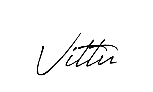 Best and Professional Signature Style for Vittu. Antro_Vectra_Bolder Best Signature Style Collection. Vittu signature style 7 images and pictures png