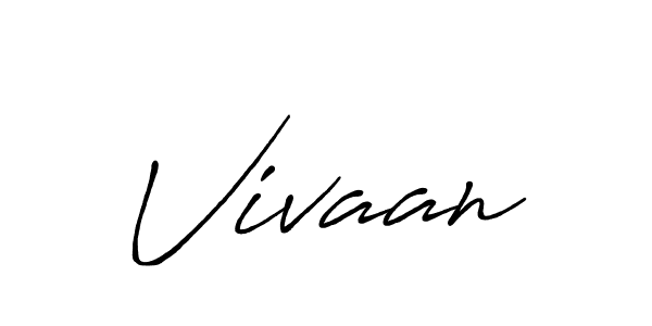 Also we have Vivaan name is the best signature style. Create professional handwritten signature collection using Antro_Vectra_Bolder autograph style. Vivaan signature style 7 images and pictures png