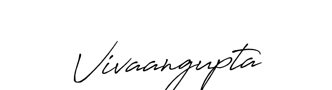 Create a beautiful signature design for name Vivaangupta. With this signature (Antro_Vectra_Bolder) fonts, you can make a handwritten signature for free. Vivaangupta signature style 7 images and pictures png