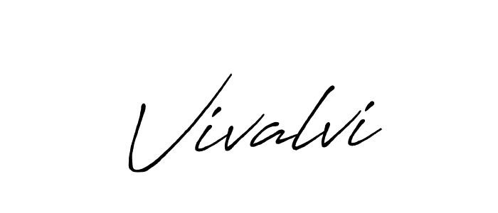 Create a beautiful signature design for name Vivalvi. With this signature (Antro_Vectra_Bolder) fonts, you can make a handwritten signature for free. Vivalvi signature style 7 images and pictures png