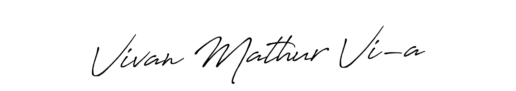 Also You can easily find your signature by using the search form. We will create Vivan Mathur Vi-a name handwritten signature images for you free of cost using Antro_Vectra_Bolder sign style. Vivan Mathur Vi-a signature style 7 images and pictures png