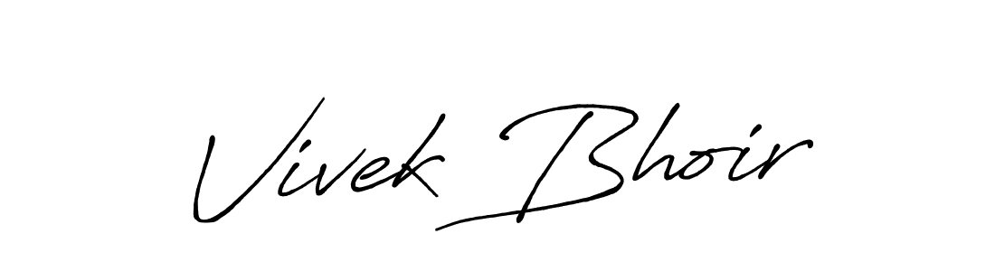 You can use this online signature creator to create a handwritten signature for the name Vivek Bhoir. This is the best online autograph maker. Vivek Bhoir signature style 7 images and pictures png