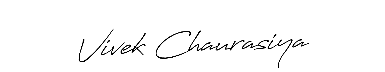 Make a short Vivek Chaurasiya signature style. Manage your documents anywhere anytime using Antro_Vectra_Bolder. Create and add eSignatures, submit forms, share and send files easily. Vivek Chaurasiya signature style 7 images and pictures png