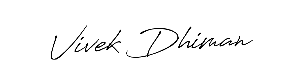 You can use this online signature creator to create a handwritten signature for the name Vivek Dhiman. This is the best online autograph maker. Vivek Dhiman signature style 7 images and pictures png