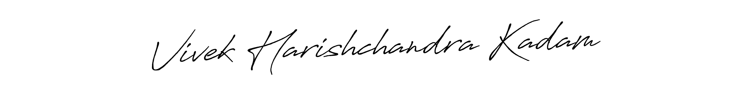 This is the best signature style for the Vivek Harishchandra Kadam name. Also you like these signature font (Antro_Vectra_Bolder). Mix name signature. Vivek Harishchandra Kadam signature style 7 images and pictures png