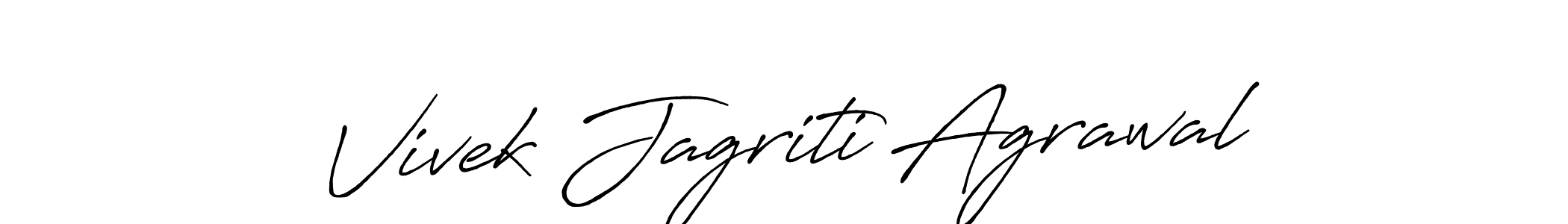 It looks lik you need a new signature style for name Vivek Jagriti Agrawal. Design unique handwritten (Antro_Vectra_Bolder) signature with our free signature maker in just a few clicks. Vivek Jagriti Agrawal signature style 7 images and pictures png