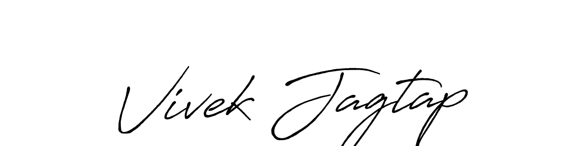 Also You can easily find your signature by using the search form. We will create Vivek Jagtap name handwritten signature images for you free of cost using Antro_Vectra_Bolder sign style. Vivek Jagtap signature style 7 images and pictures png