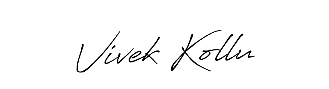 This is the best signature style for the Vivek Kollu name. Also you like these signature font (Antro_Vectra_Bolder). Mix name signature. Vivek Kollu signature style 7 images and pictures png
