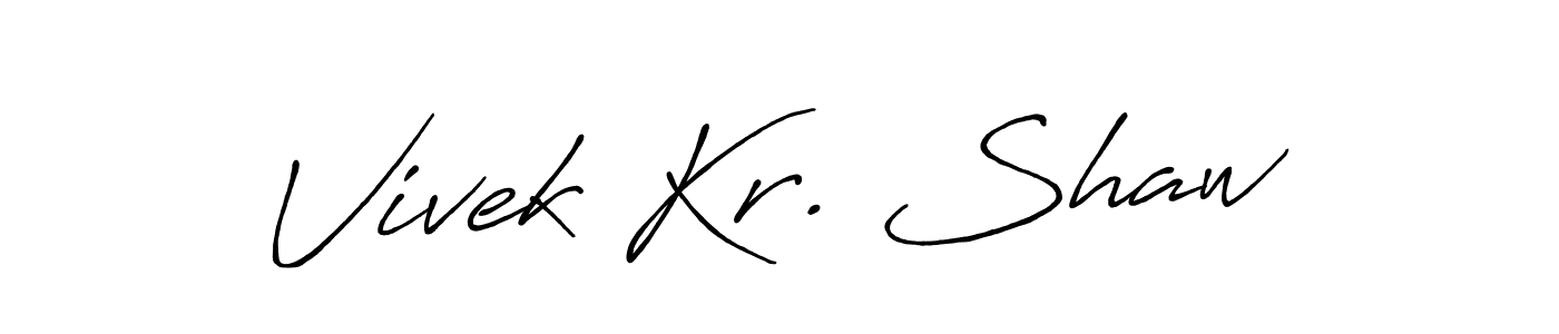 You should practise on your own different ways (Antro_Vectra_Bolder) to write your name (Vivek Kr. Shaw) in signature. don't let someone else do it for you. Vivek Kr. Shaw signature style 7 images and pictures png